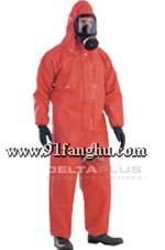 法國(guó)代爾塔/DeltaPlus COMBI71 帶兜帽防酸防化服